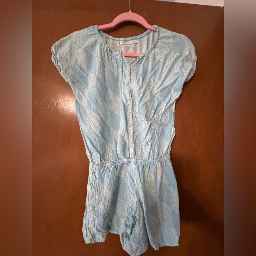 Manaola Light Blue Kids Romper